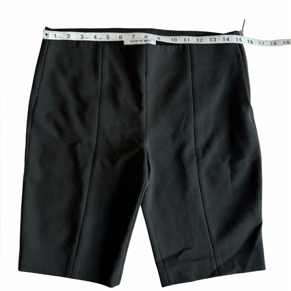 Elizabeth and James Bermuda Shorts Black Dressy Tailored Size 6 sleek design. - Picture 4 of 9